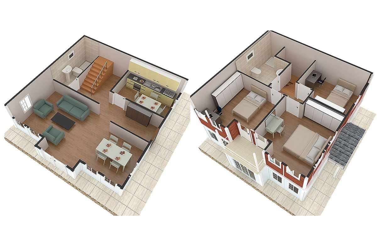125 m² Prefabrik Villa 3+1 – görünüm 2