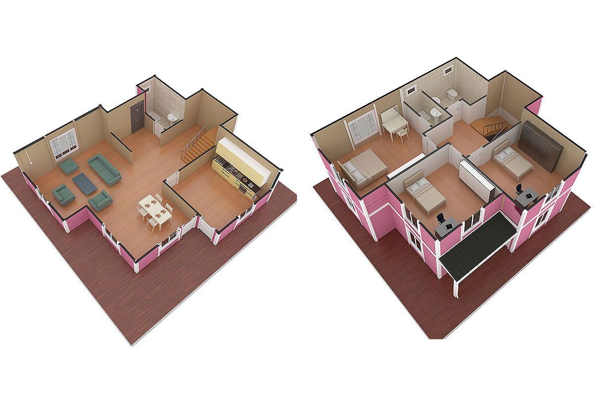 147 m² Prefabrik Villa 3+1 – görünüm 2