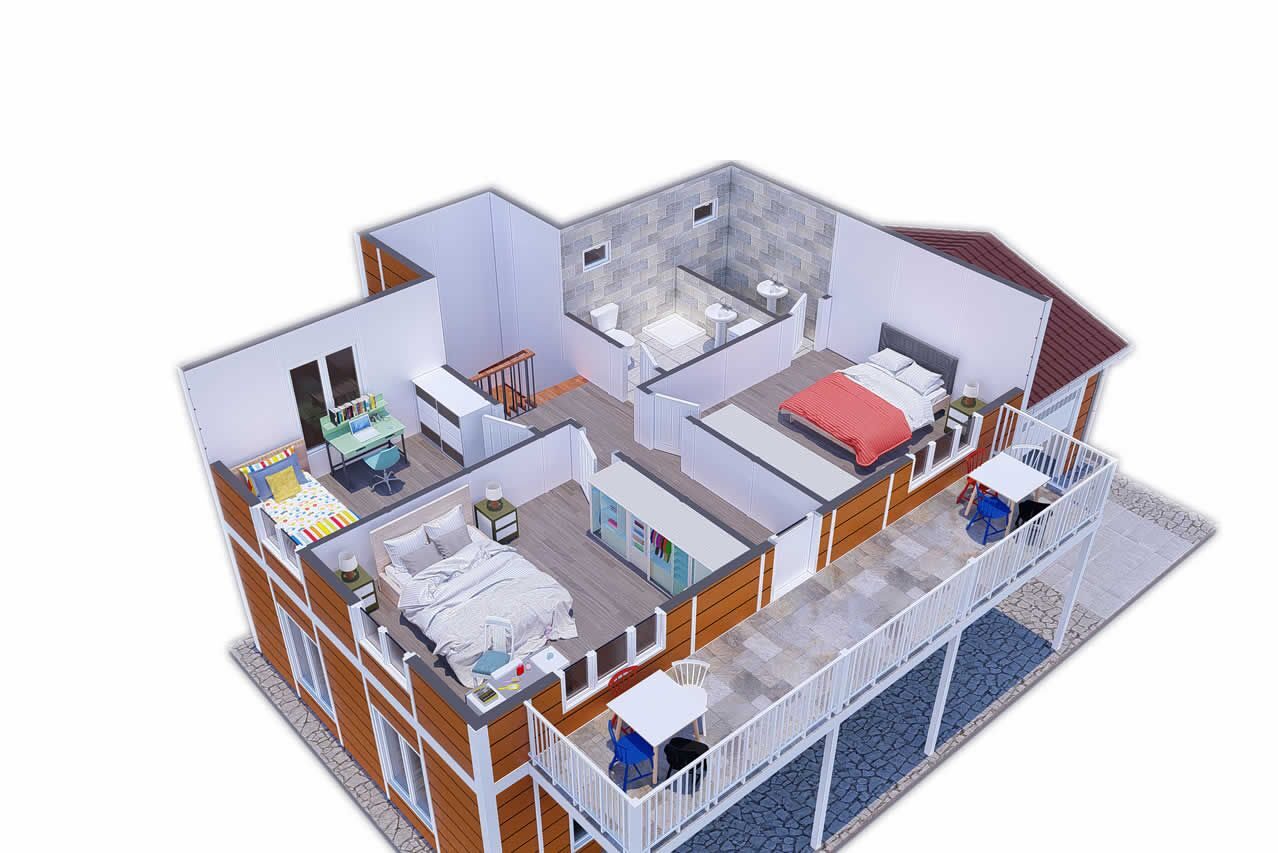 196 m² Prefabrik Villa 3+1 – görünüm 3