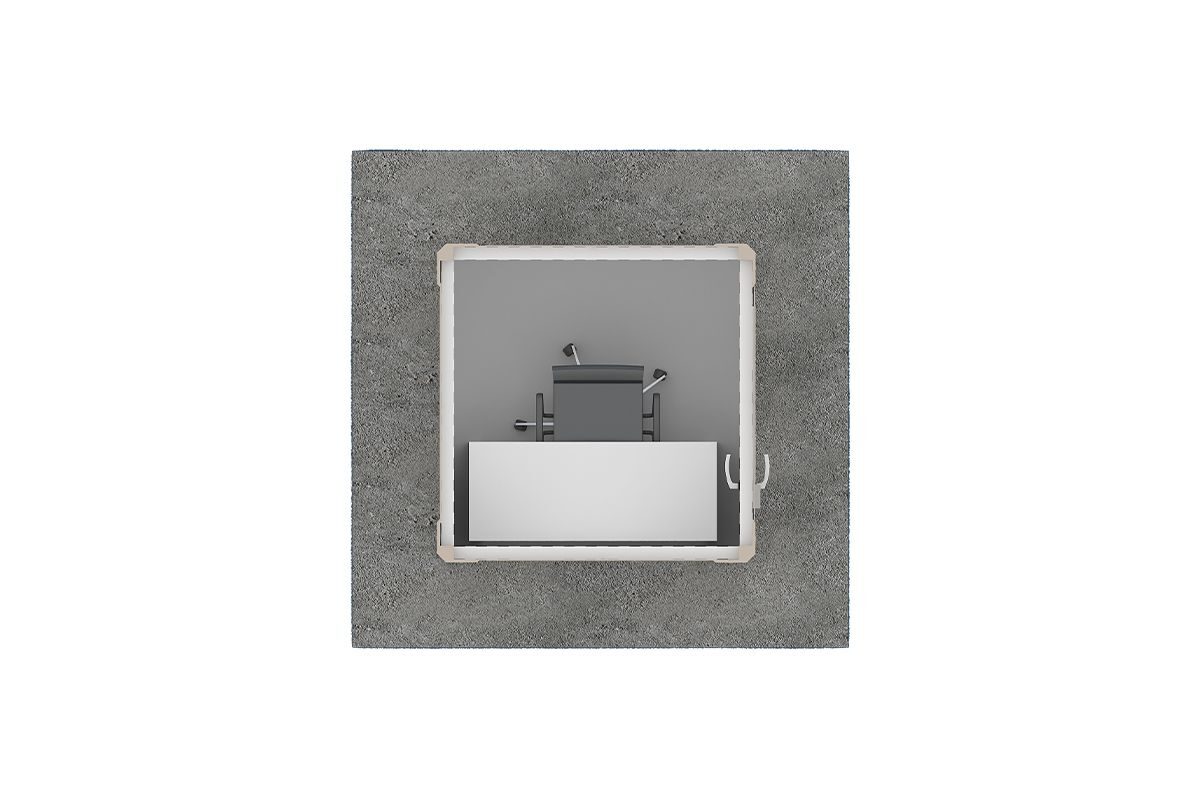Panel Kabin 135x135cm – görünüm 3