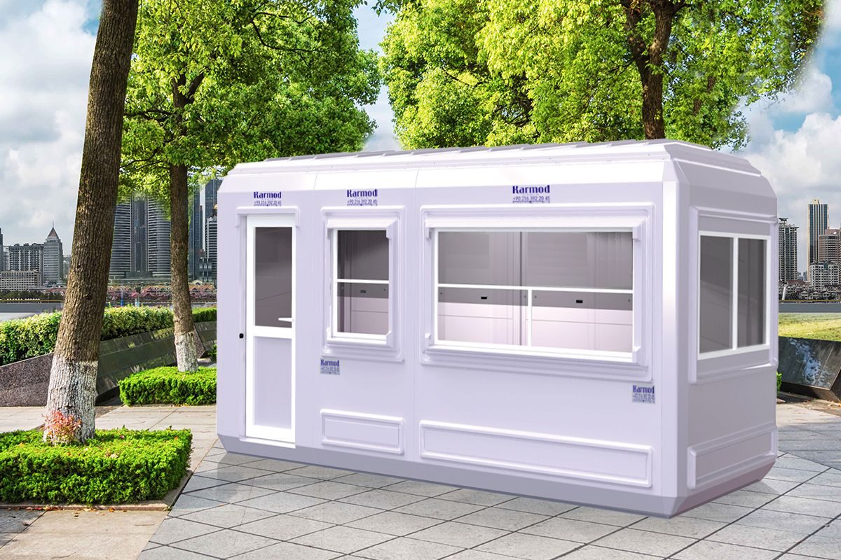 Polyester Kabin 270x510cm ön cephe görünümü