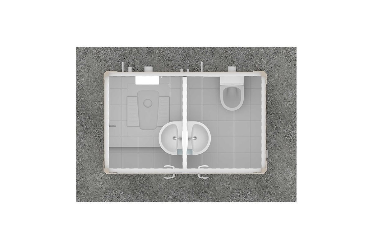 Panel Kabin WC Duş 135x210cm – görünüm 3