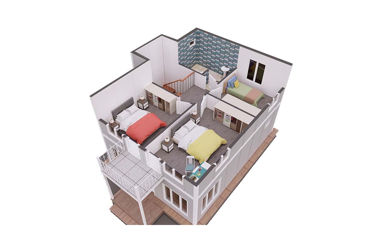 122 m² Çelik Ev 3+1 – görünüm 2