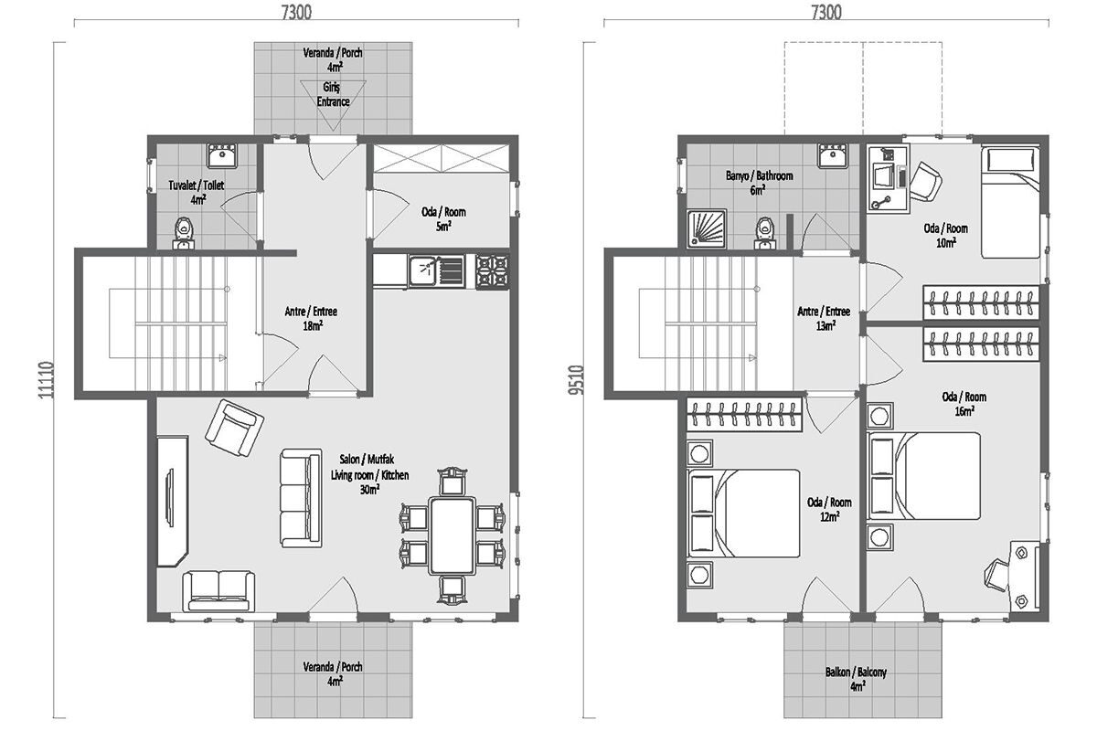 122 m² Çelik Ev 3+1 – görünüm 4