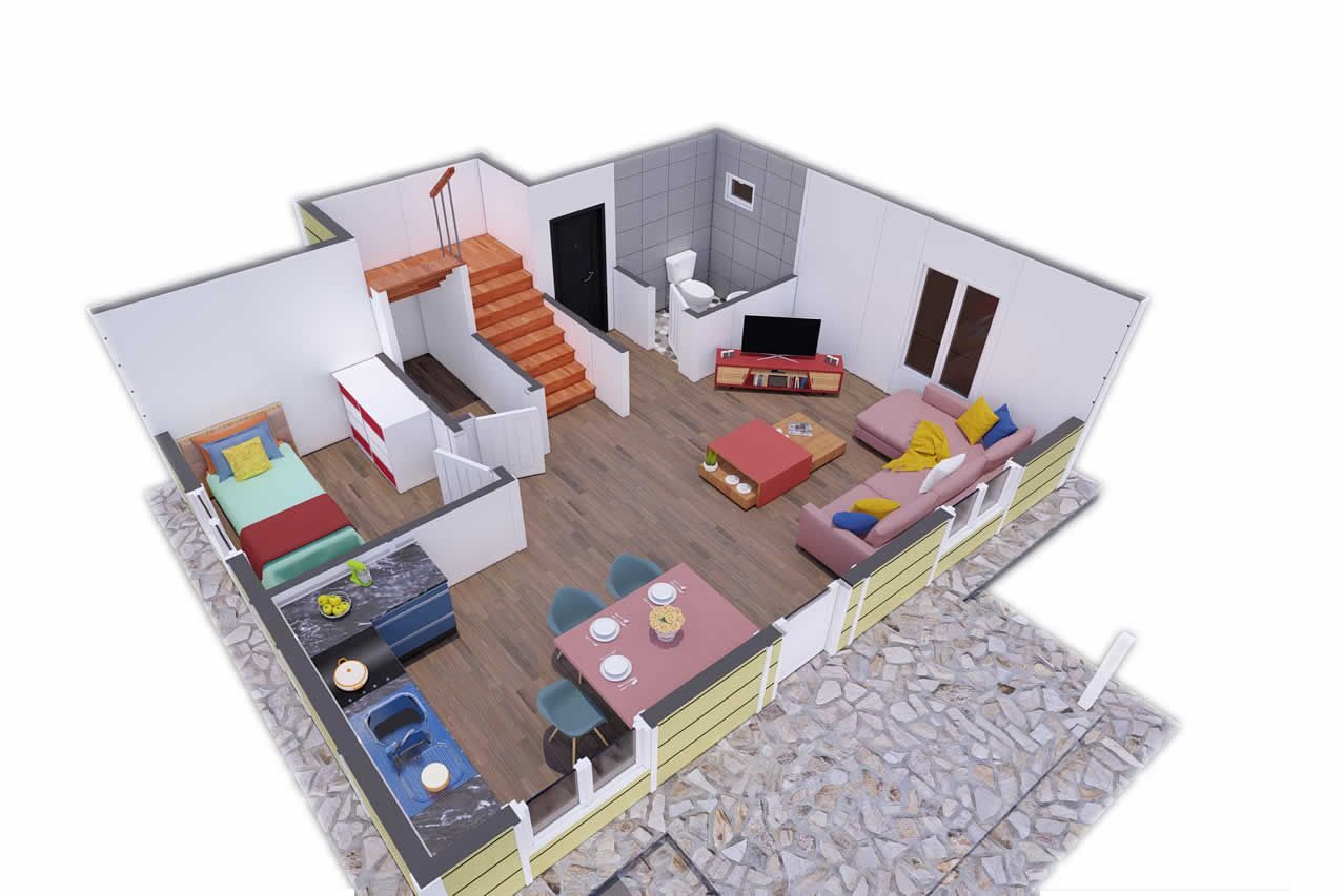 125 m² Çelik Ev 4+1 – görünüm 2