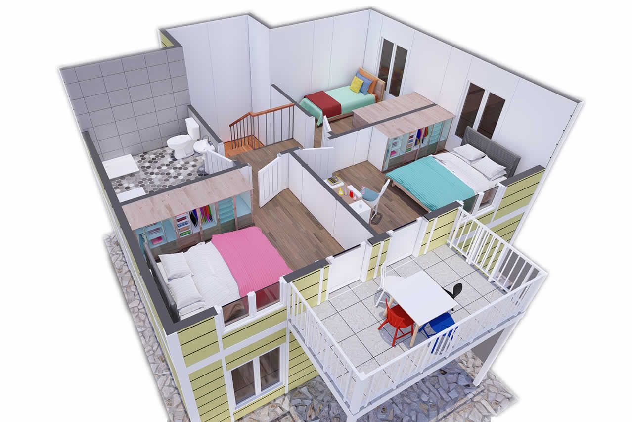 125 m² Çelik Ev 4+1 – görünüm 3