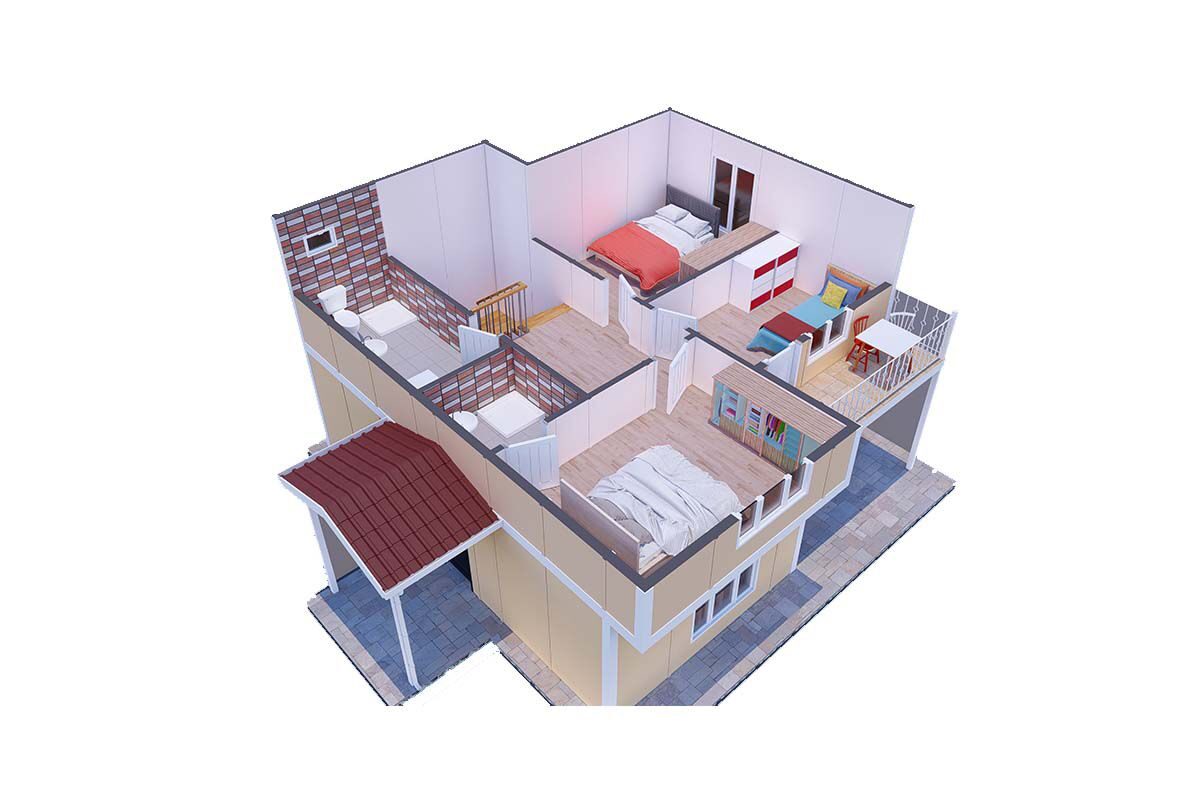 142 m² Çelik Ev 3+1 – görünüm 3
