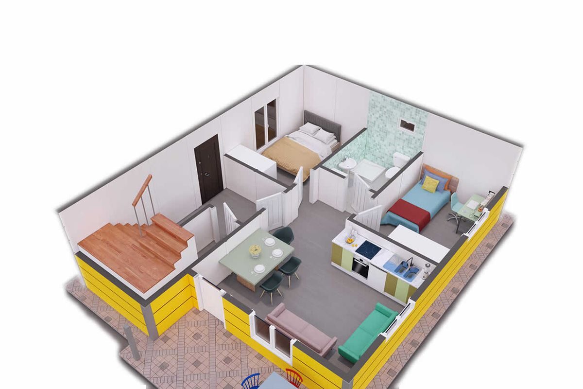 143 m² Çelik Ev 4+1 – görünüm 3