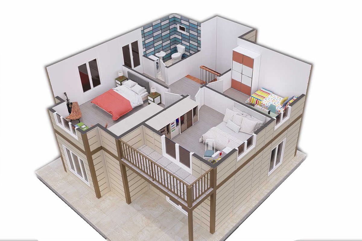 140 m² Çelik Ev 4+1 – görünüm 2