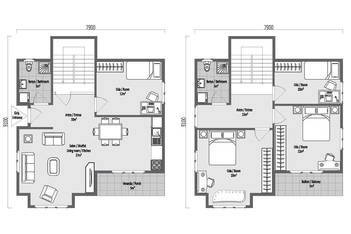 140 m² Çelik Ev 4+1 – görünüm 4