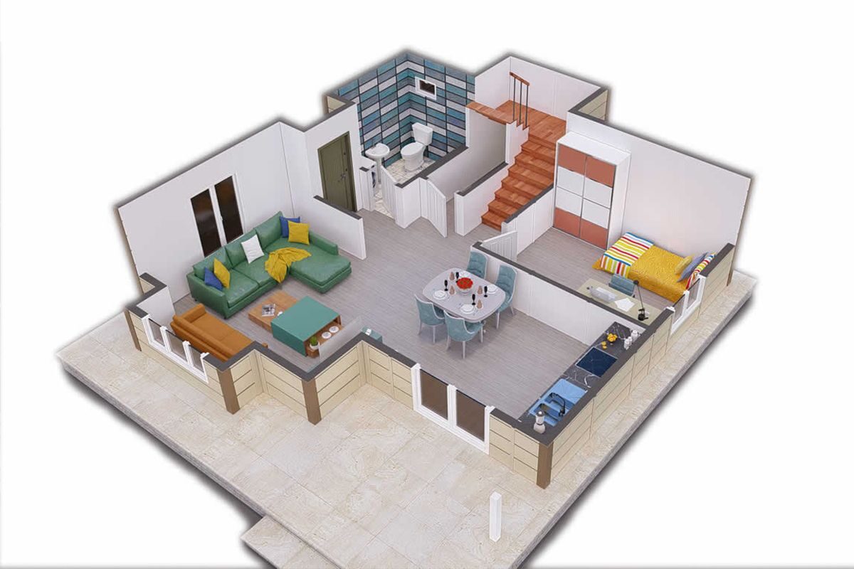 140 m² Çelik Ev 4+1 – görünüm 3