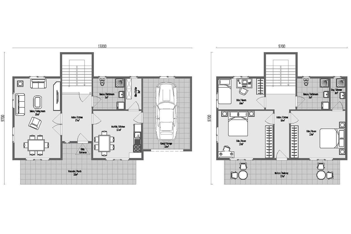 200 m² Çelik Ev 3+1 – görünüm 4
